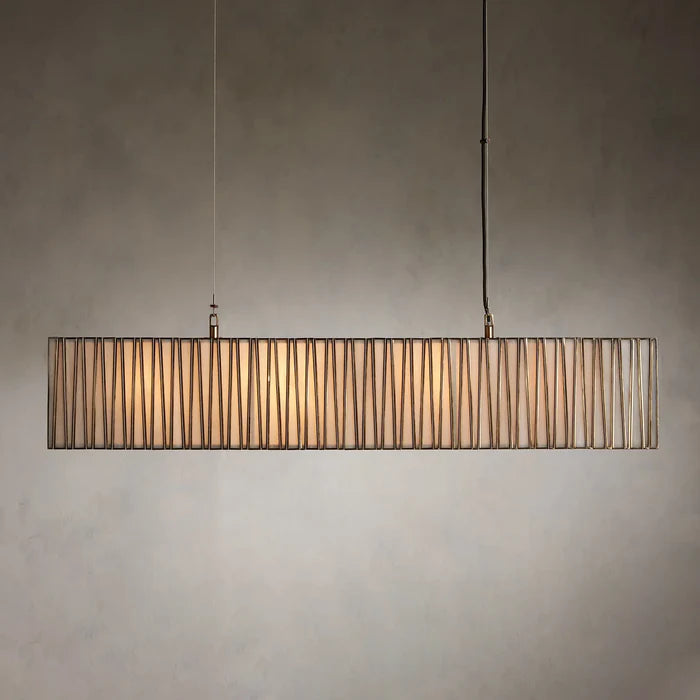 Junte Rectangular Chandelier 49" 60" 72"W