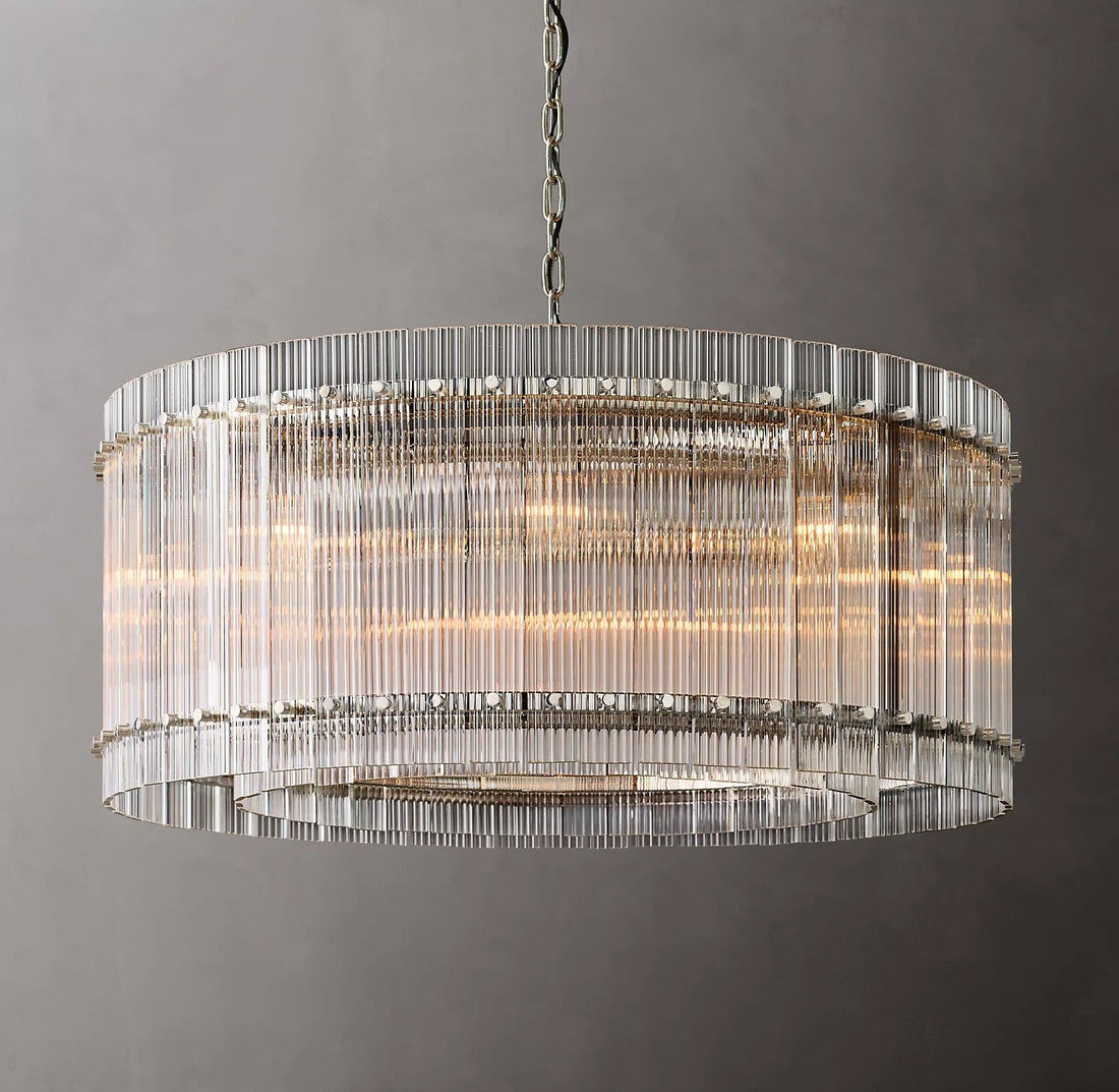 San Marco Handmade Glass Round Chandelier 37"