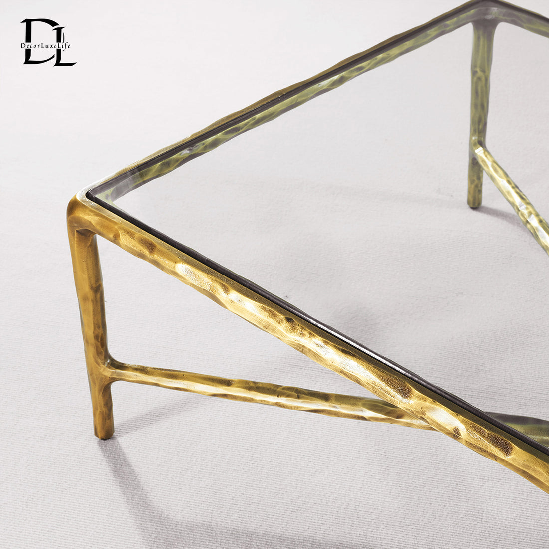 Thaddeus Rectangle Glass Coffee Table