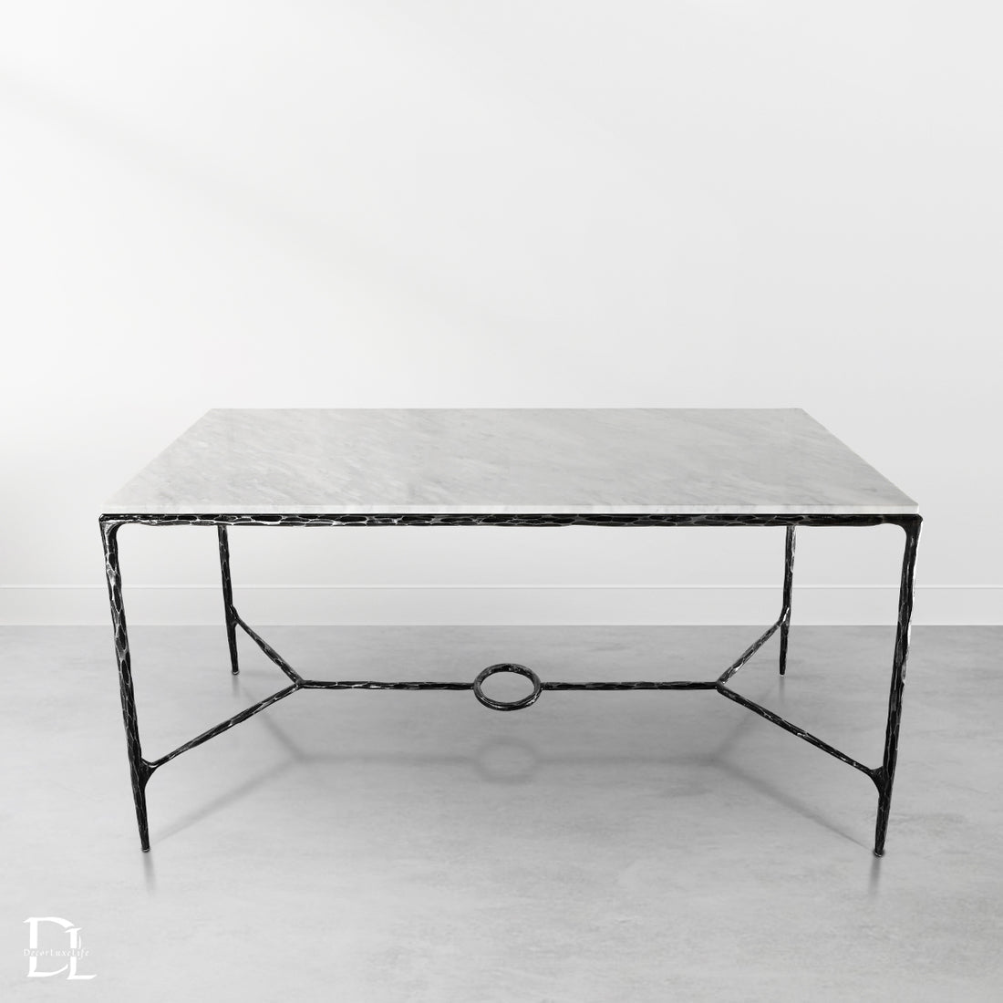 Thaddeus Rectangle Marble Desk