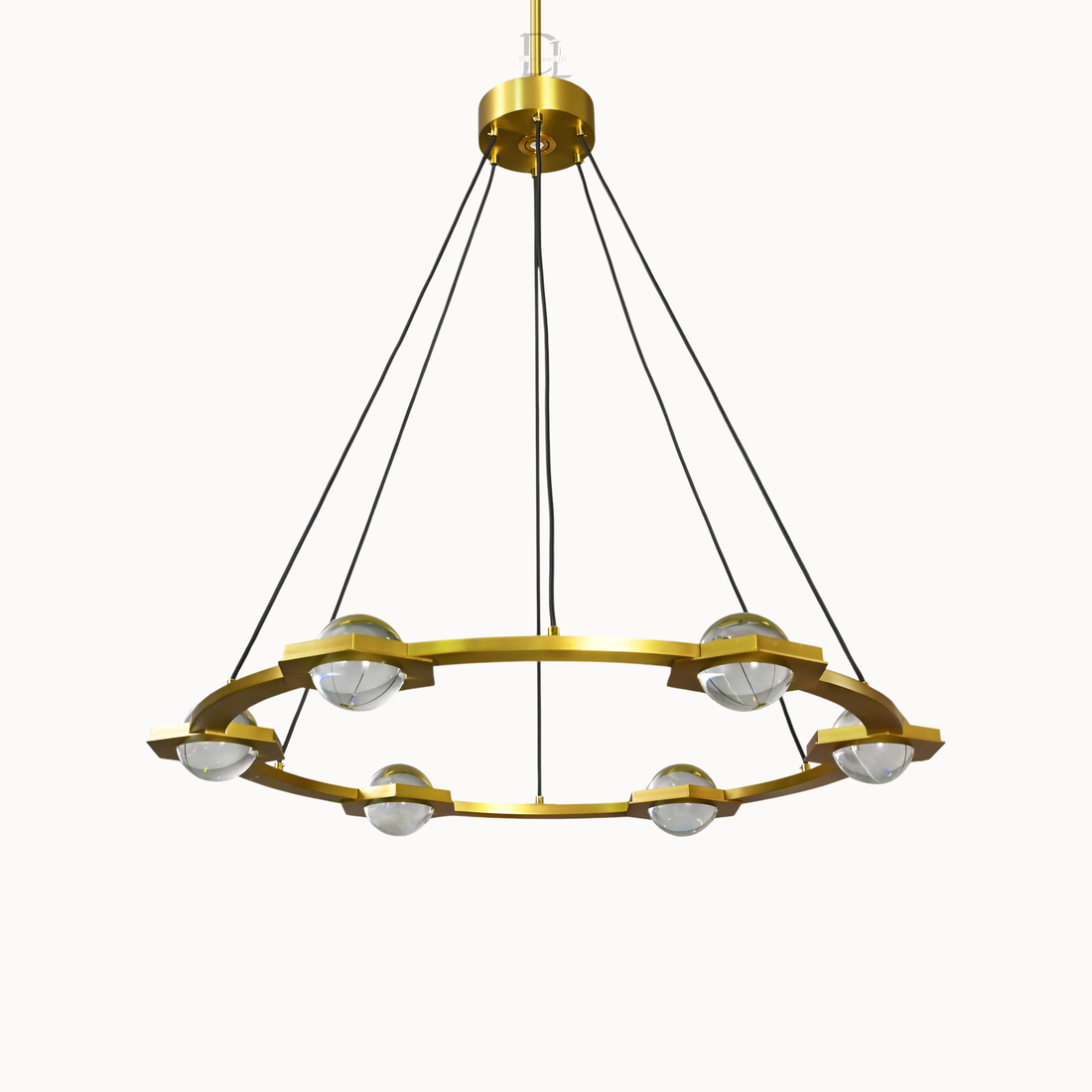 Eclatanty Crystal Ball Round Chandelier 48"