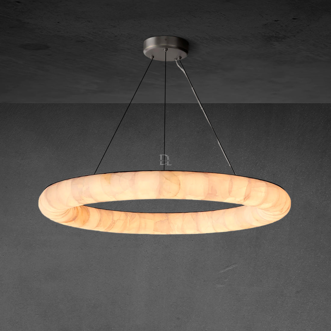Rivage Lisse Round Chandelier 41"