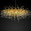 Gold Raindrop Crystal Chandelier,  Tree Branch Chandelier for Dining Room - Fast Delivery-1-Luxehomezone