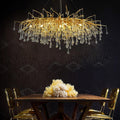 Gold Raindrop Crystal Chandelier,  Tree Branch Chandelier for Dining Room - Fast Delivery-1-Luxehomezone