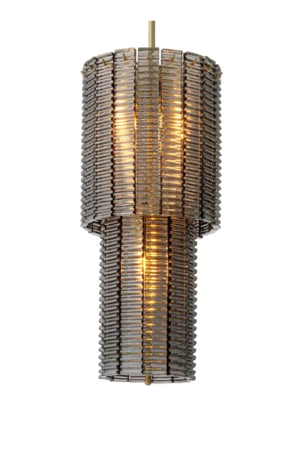 Smoked Glass Chandelier