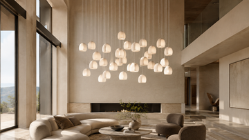 Sculptural Cluster Pendant Lighting: Bringing Soft Light and Movement Into Modern Interiors