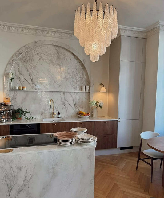 A Symphony of Light and Craftsmanship - Murano Chandelier