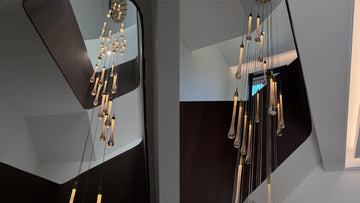 Custom Pendant Lighting Design for a Staircase Void