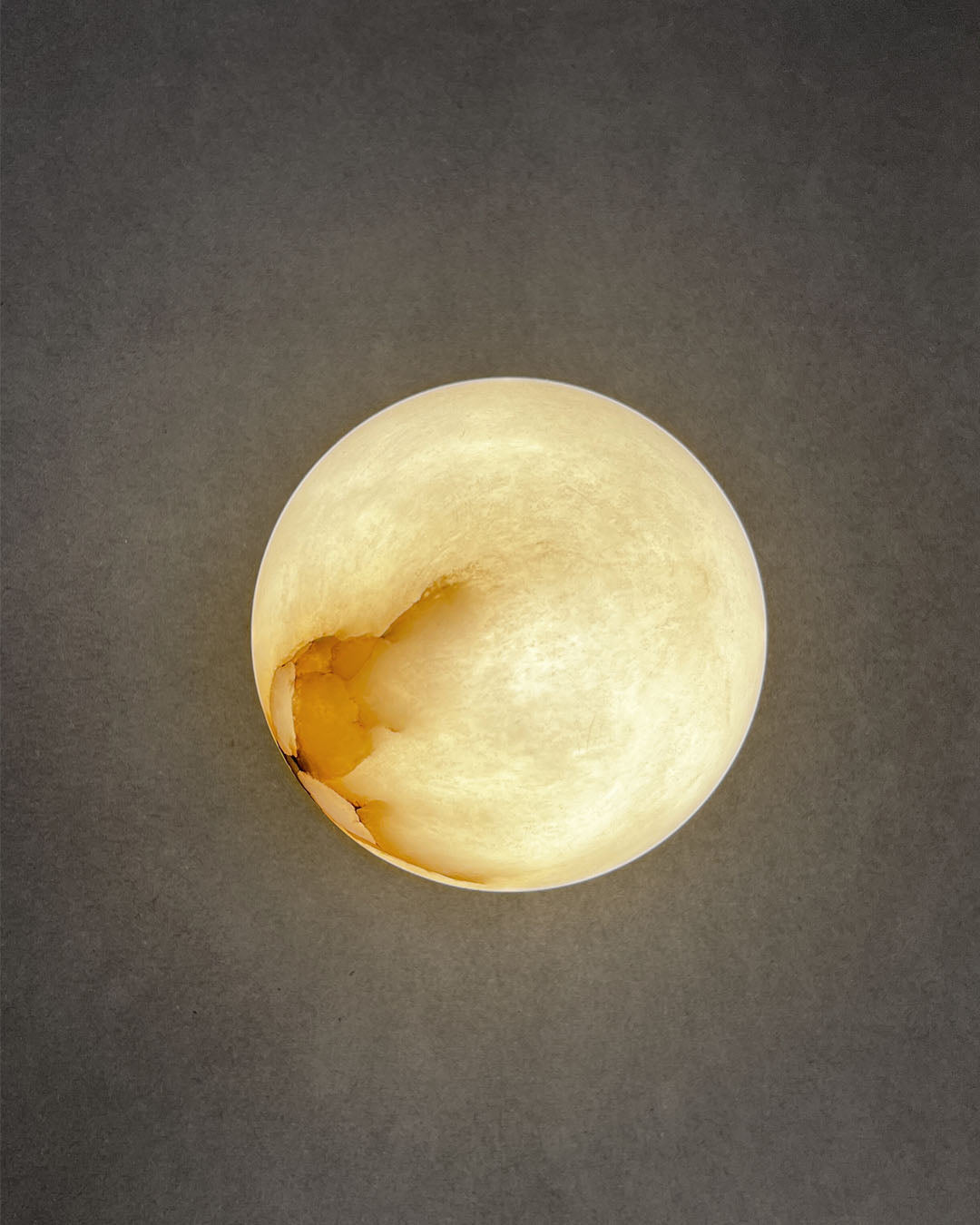 Planette Alabaster Wall Light