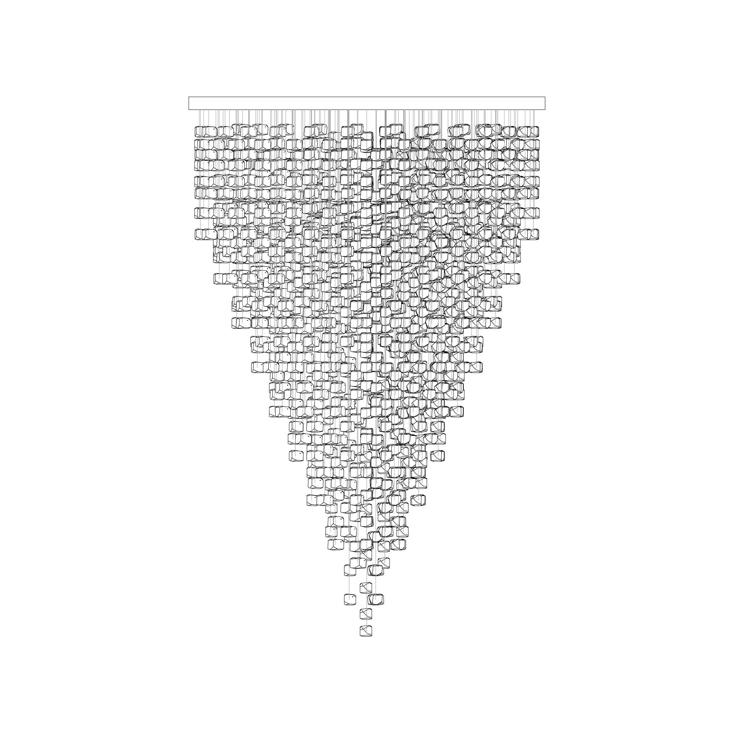 Crystal Stone Chandelier