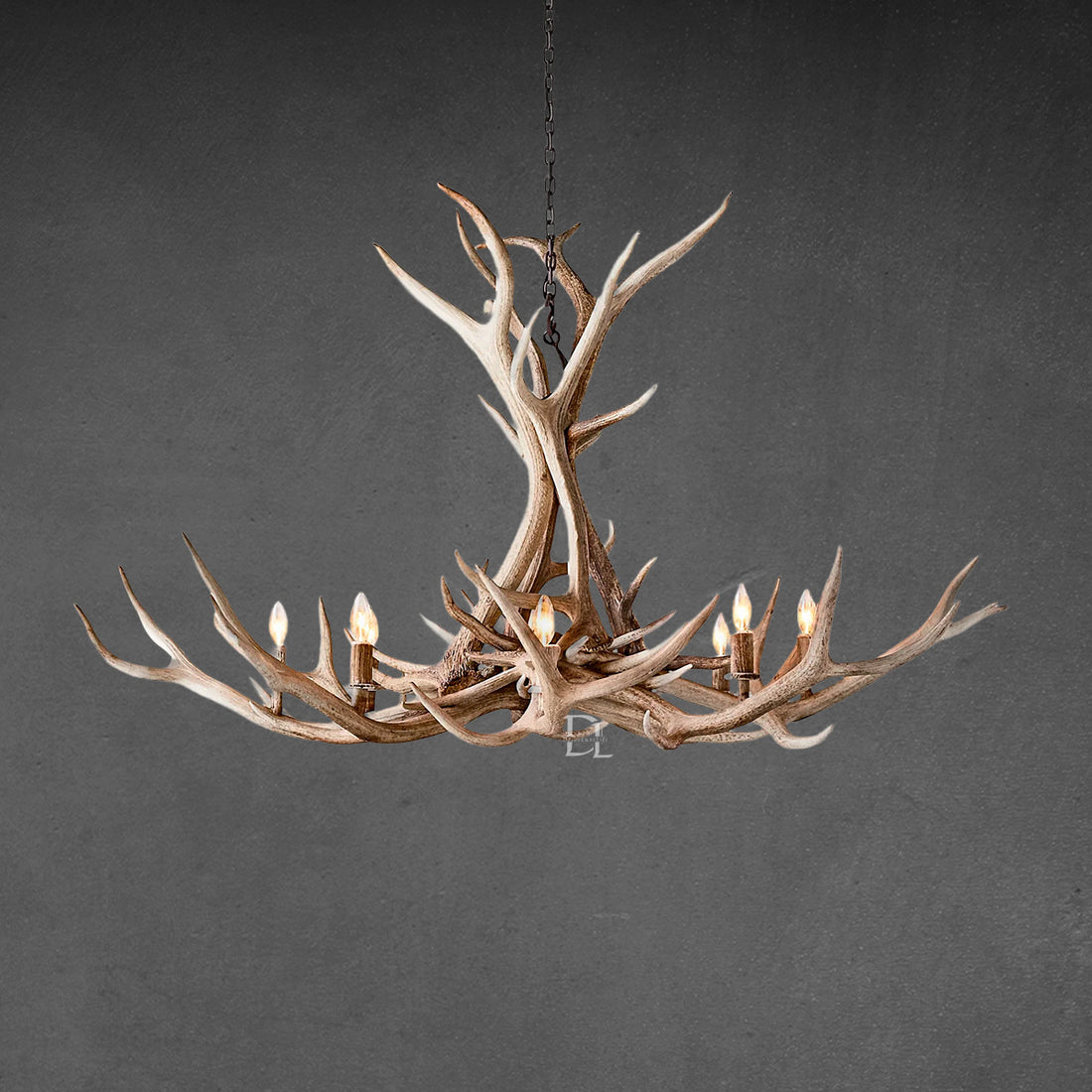 Natural Antlers Chandelier 60''