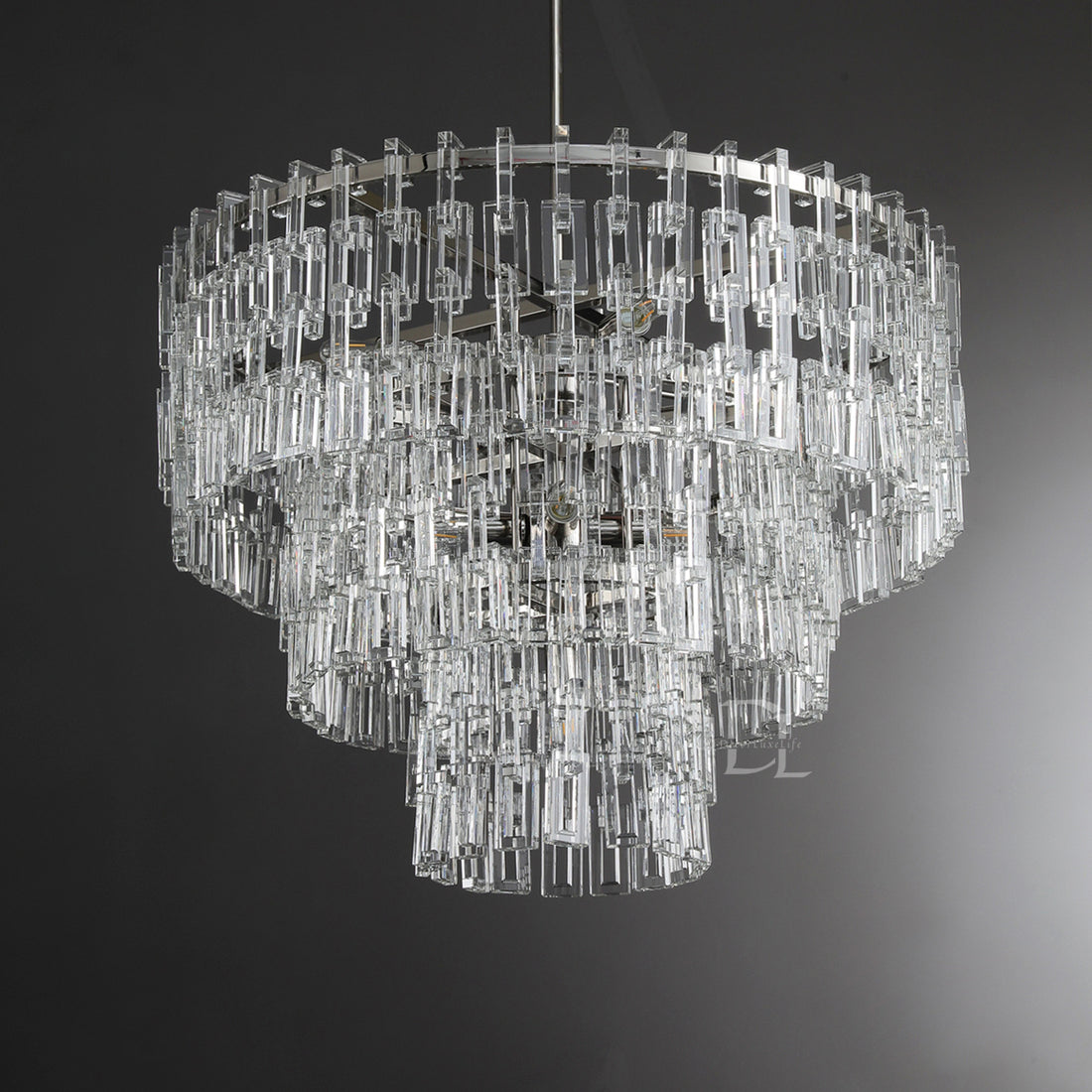 Magina 4-Tier Round Chandelier 48"