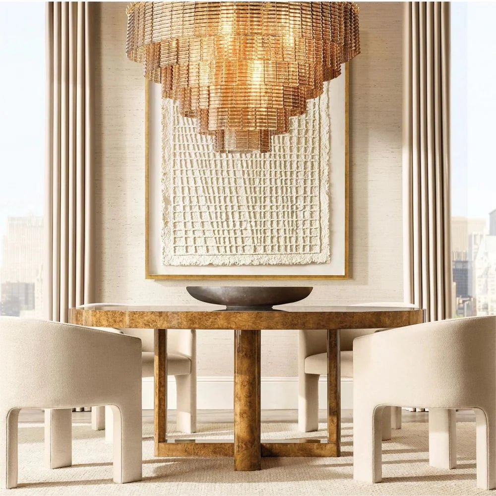Siren Clear Round Glass Chandelier 41" 36"