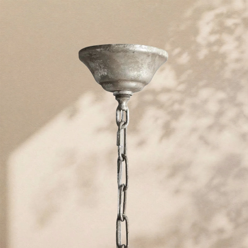 Gothic Viticcio Rectangular Chandelier 52 " 61" 71"- Silver