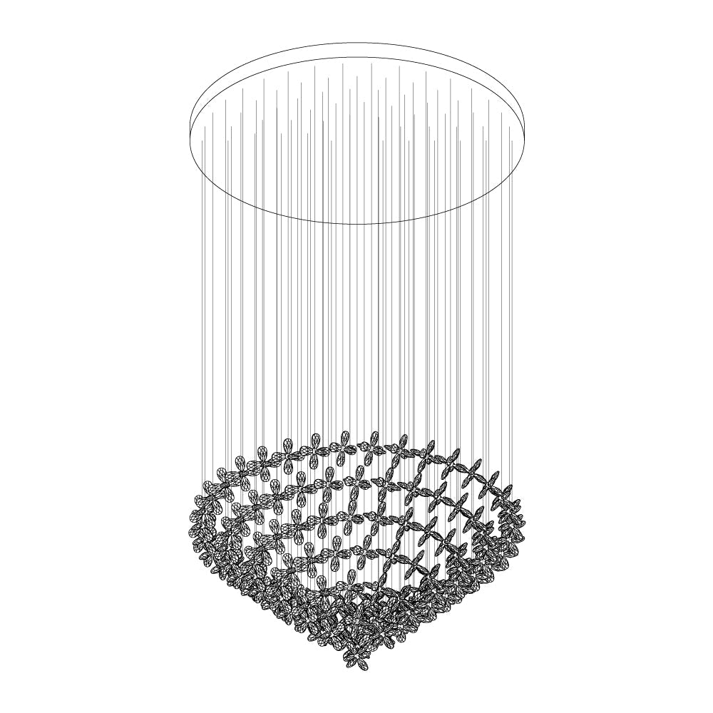 Floating Butterfly Chandelier