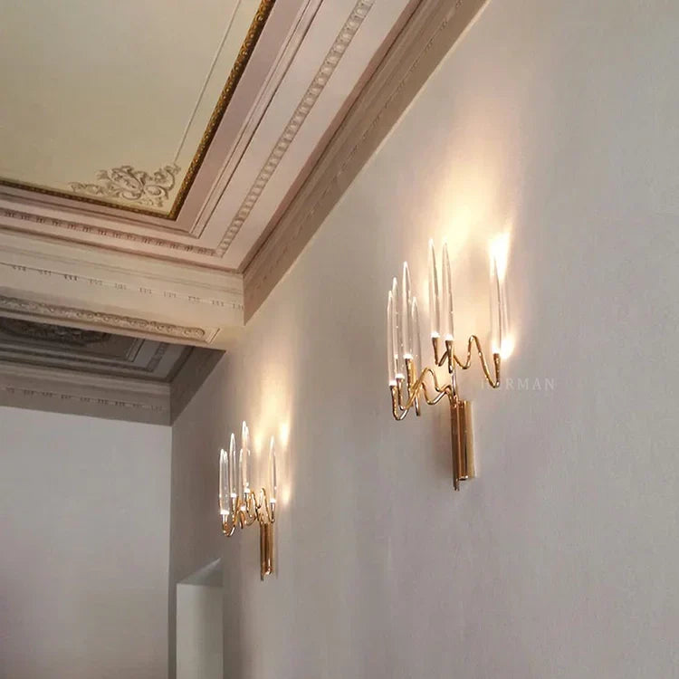 Pezzo Crystal Wall Sconce W15'' 10''