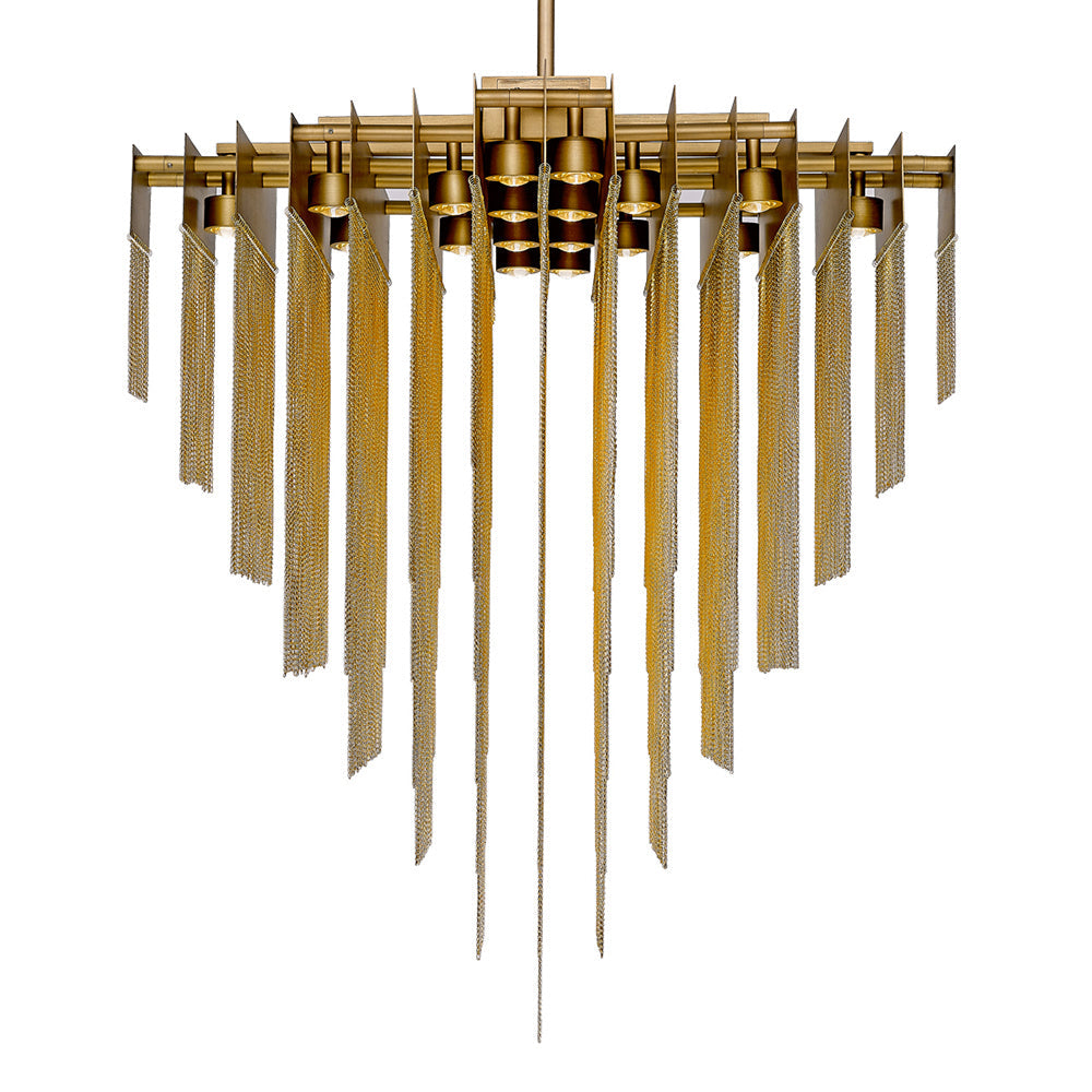 Bloomfield LED Chandelier Gold