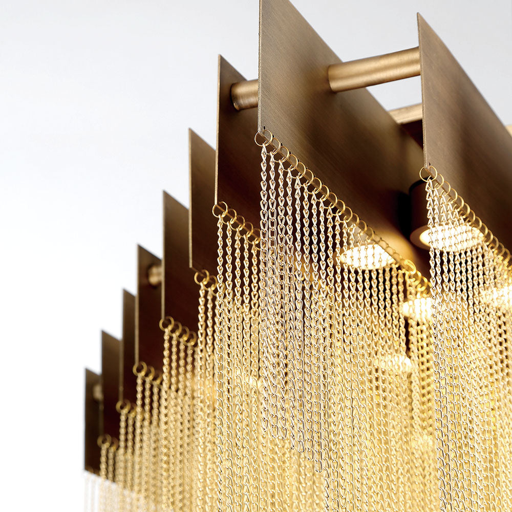 Bloomfield LED Chandelier Gold