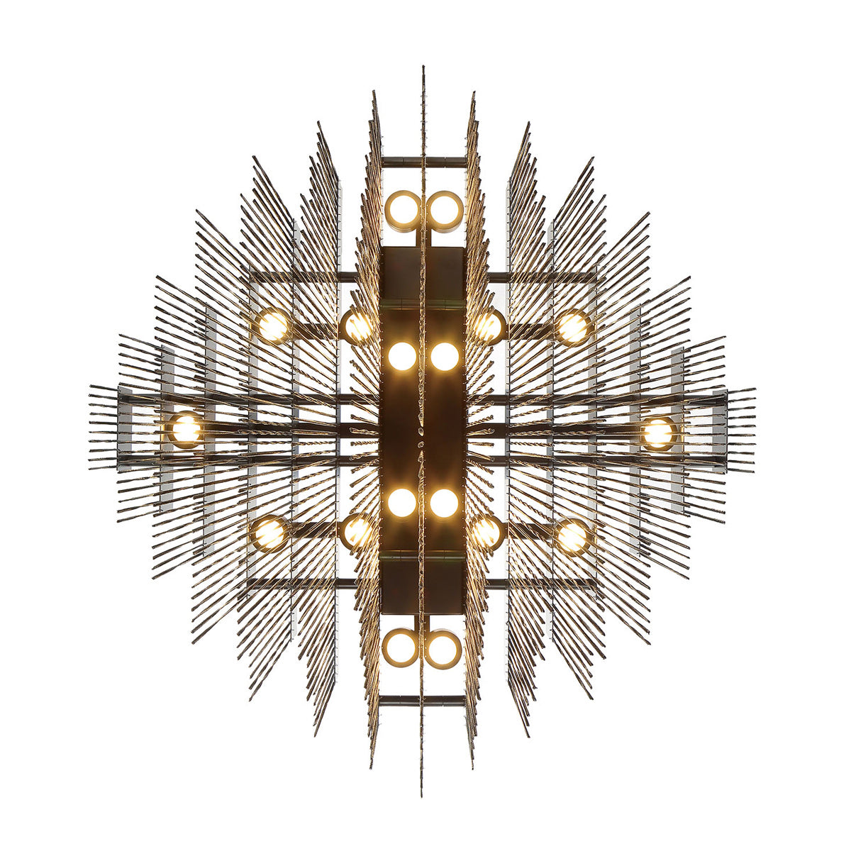 Bloomfield LED Chandelier Gold