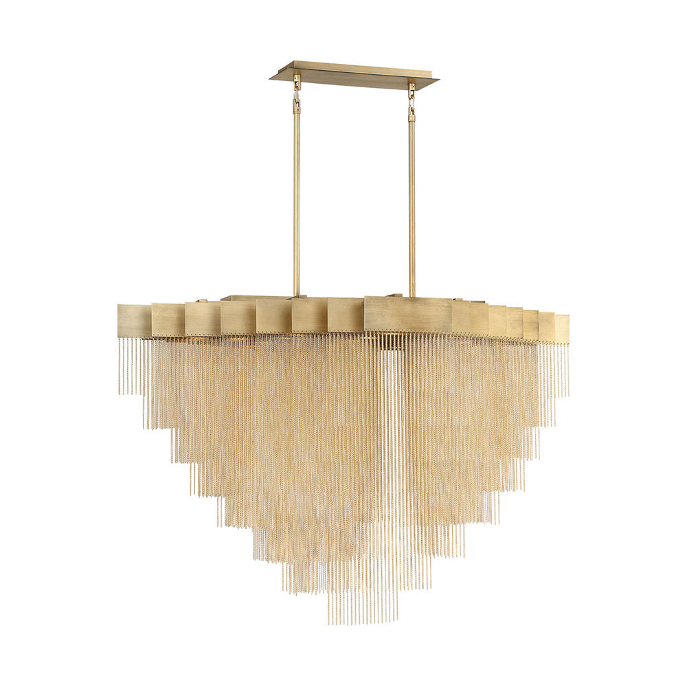 Bloomfield LED Chandelier Gold