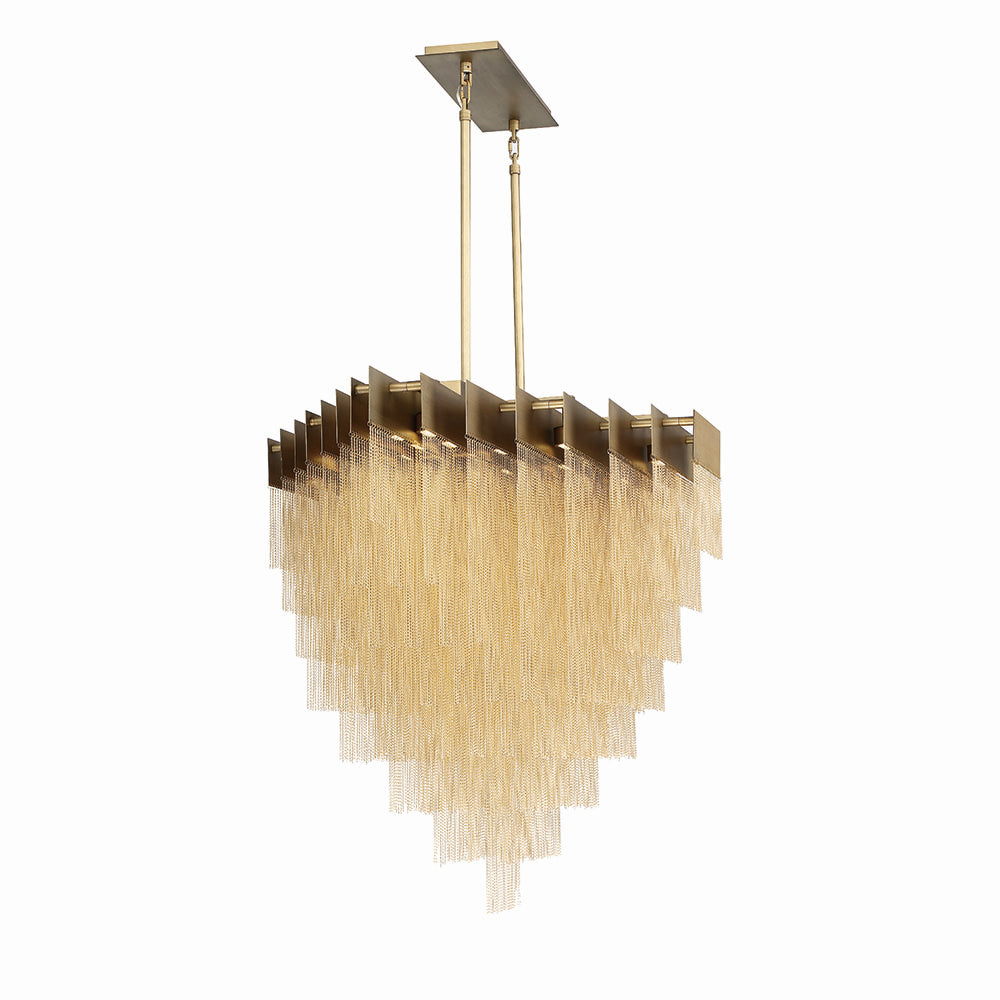 Bloomfield LED Chandelier Gold