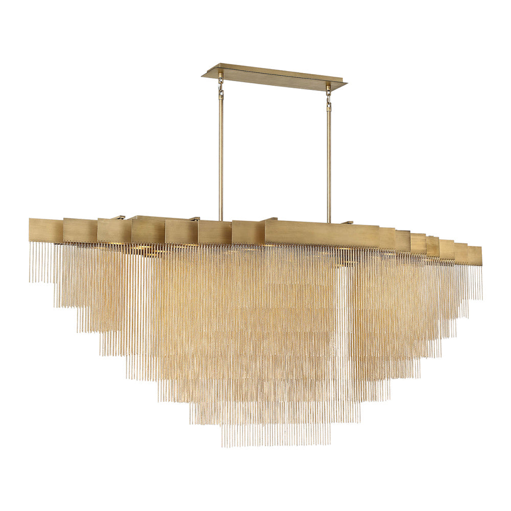 Bloomfield LED Chandelier Gold