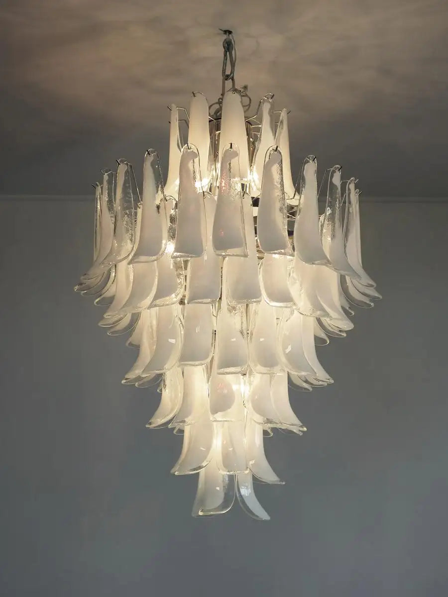 Chandelier Mazzega Murano, Italy - 85 glass petals