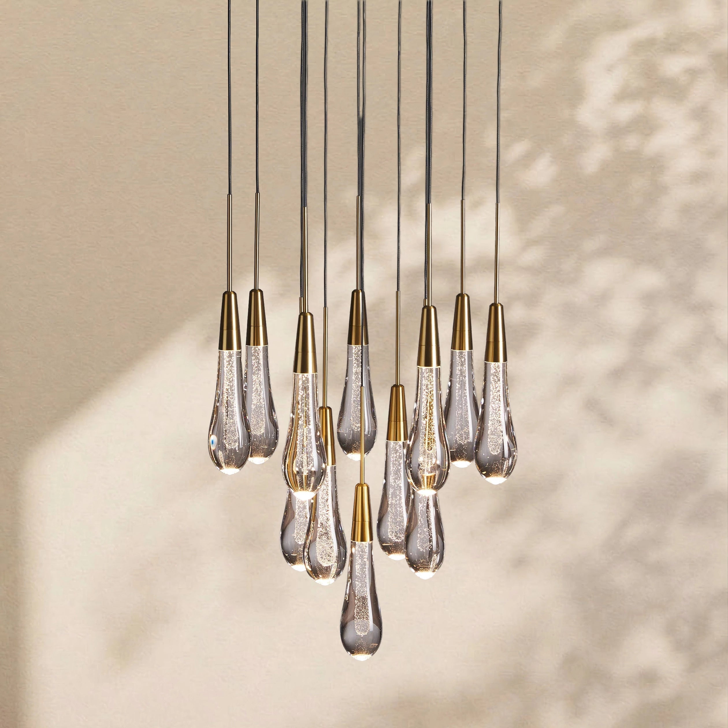 Soratai Modern Round Chandelier 17" 24" 36" 58"