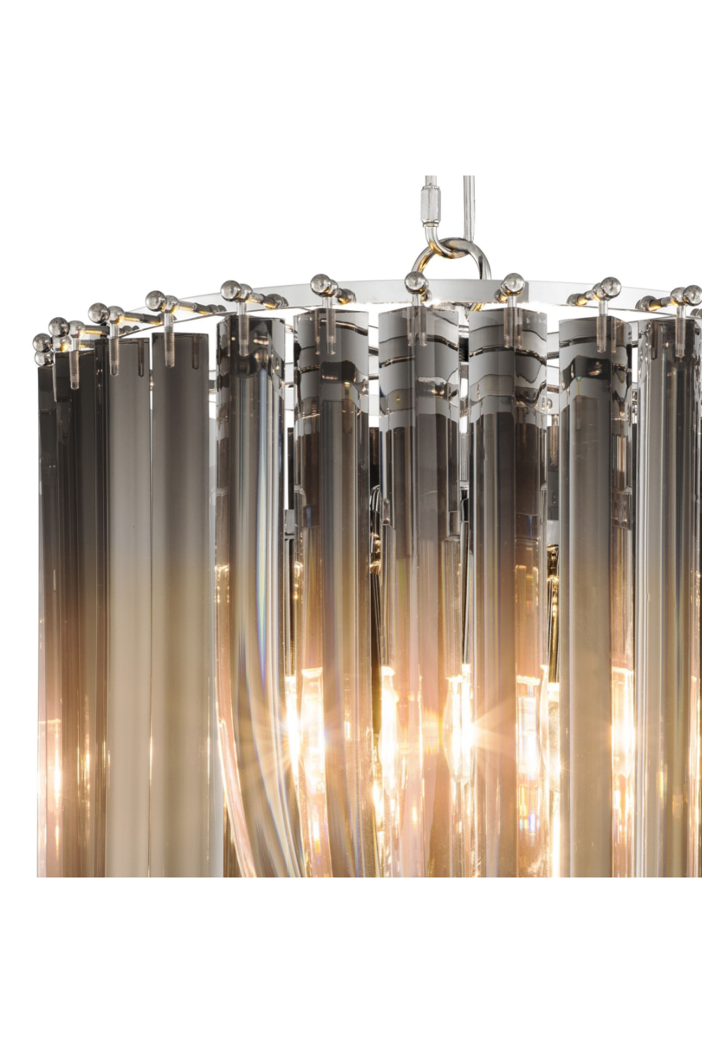 Lucite Loop Chandelier S