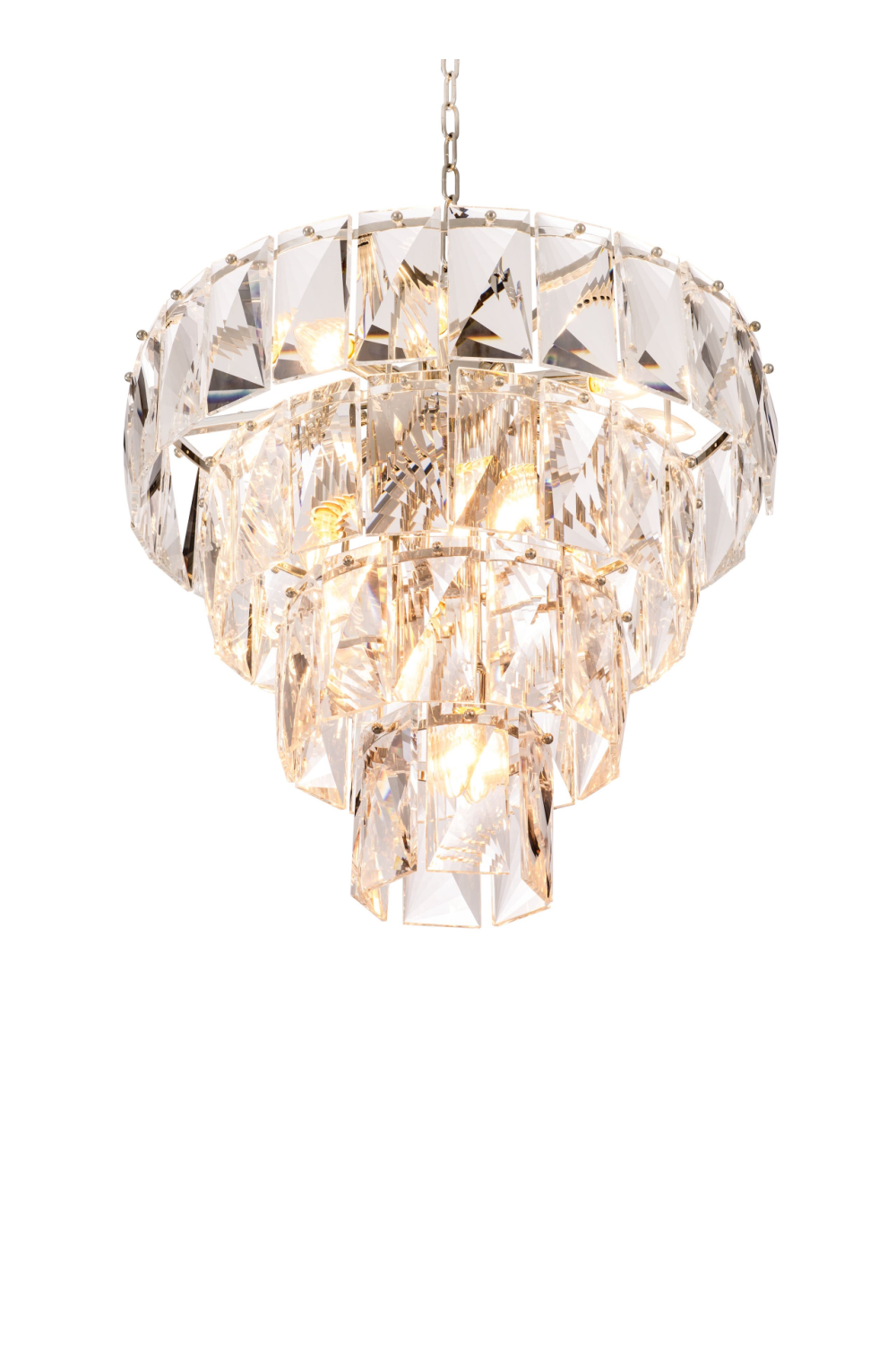 Glass Layered Chandelier S