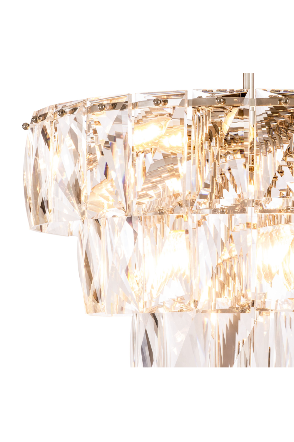 Glass Layered Chandelier S