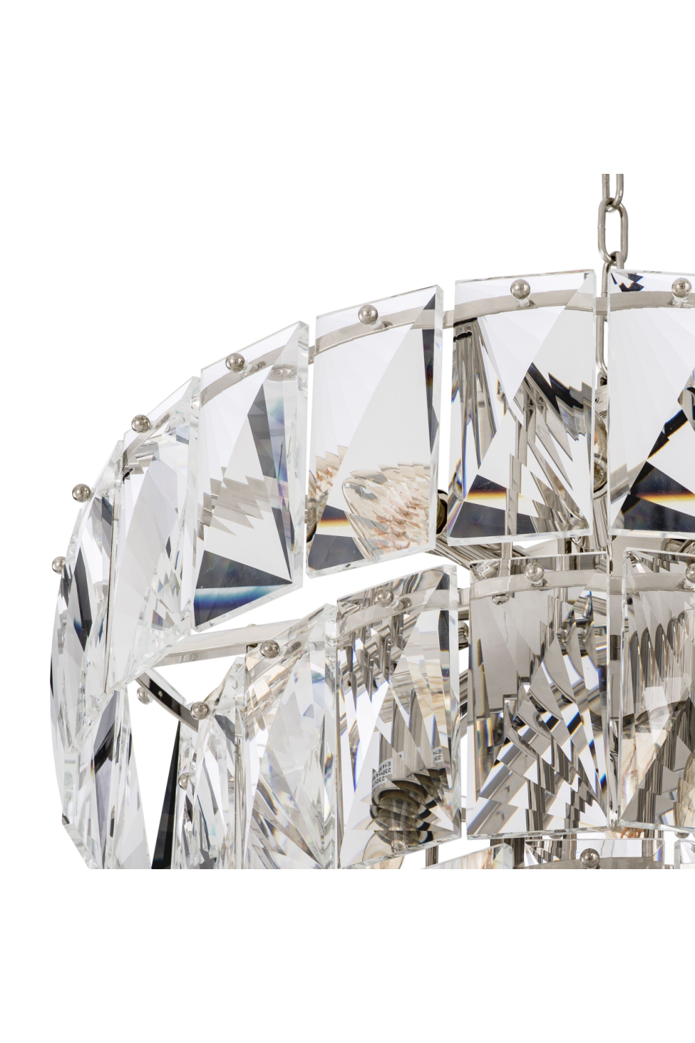Glass Layered Chandelier S