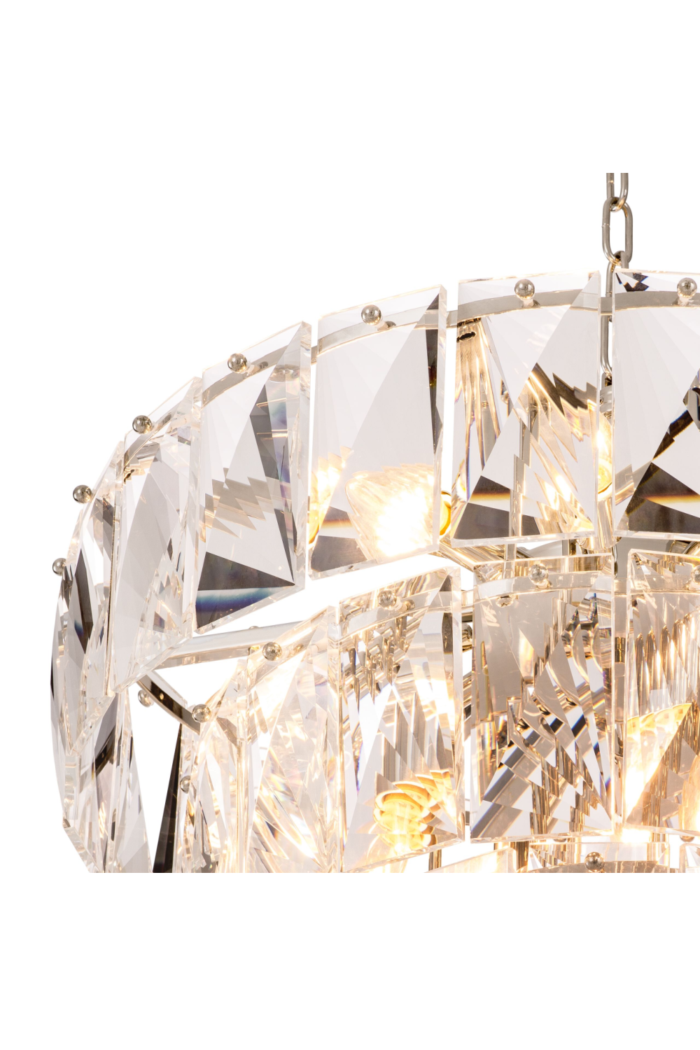 Glass Layered Chandelier S