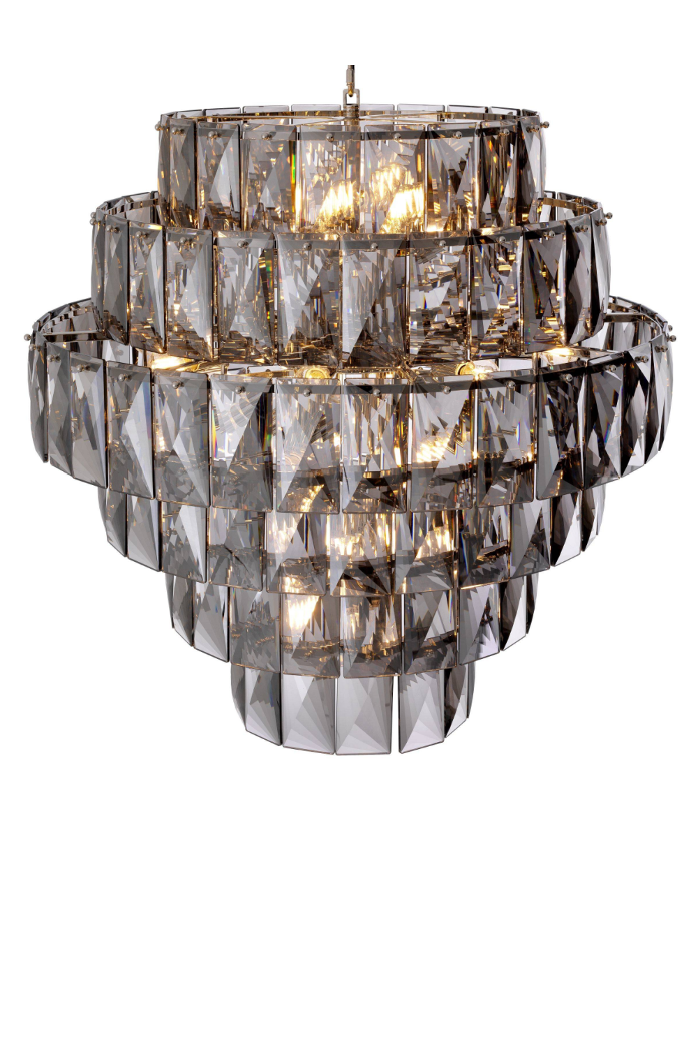 Glass Layered Chandelier L