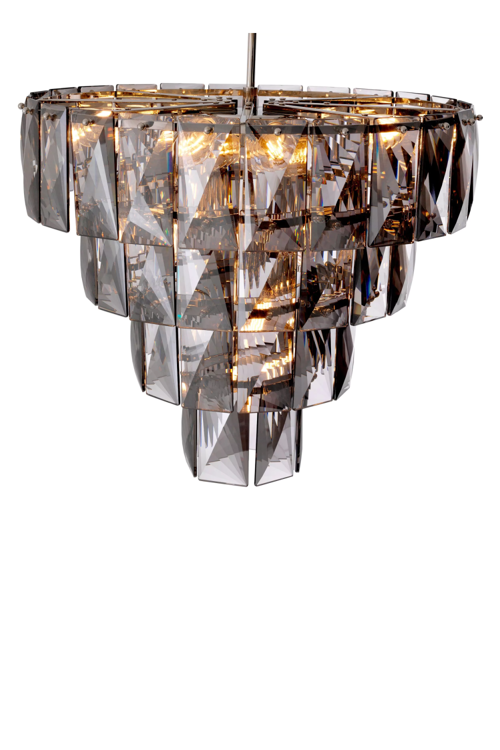Glass Layered Chandelier S