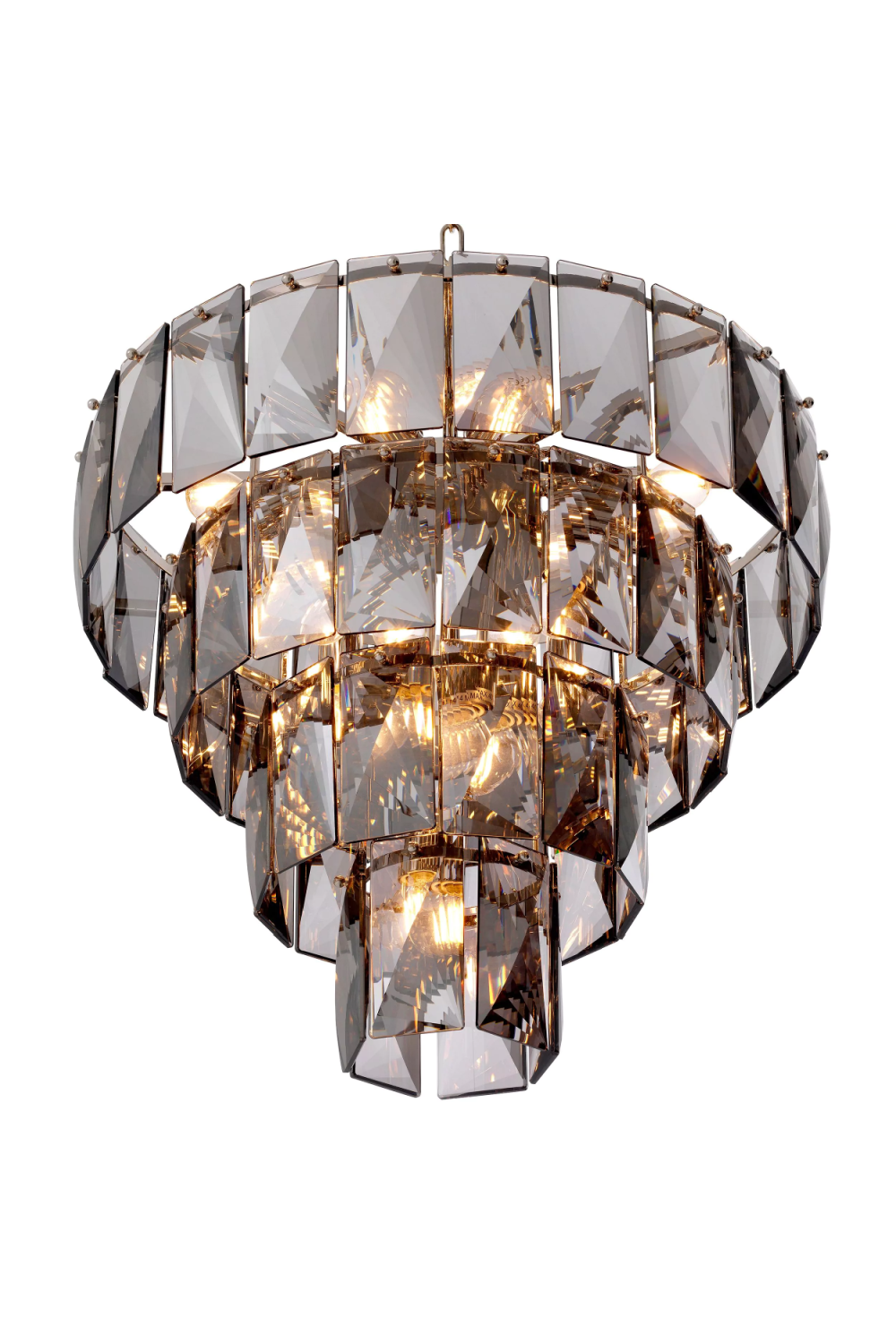Glass Layered Chandelier S