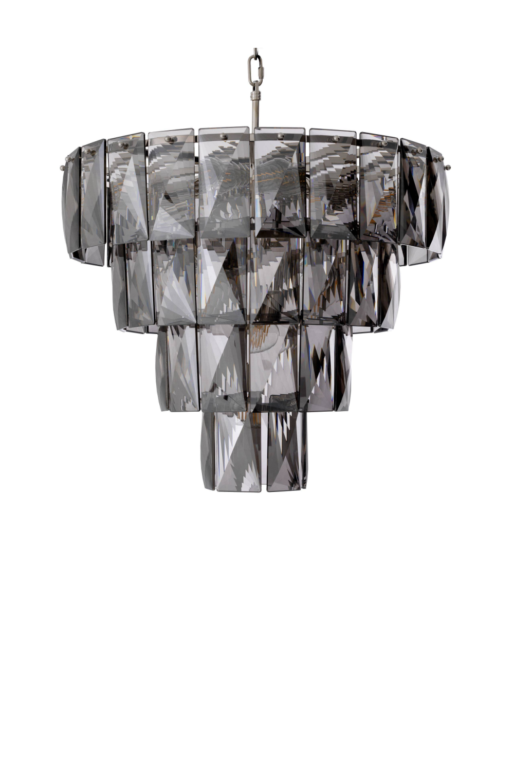 Glass Layered Chandelier S