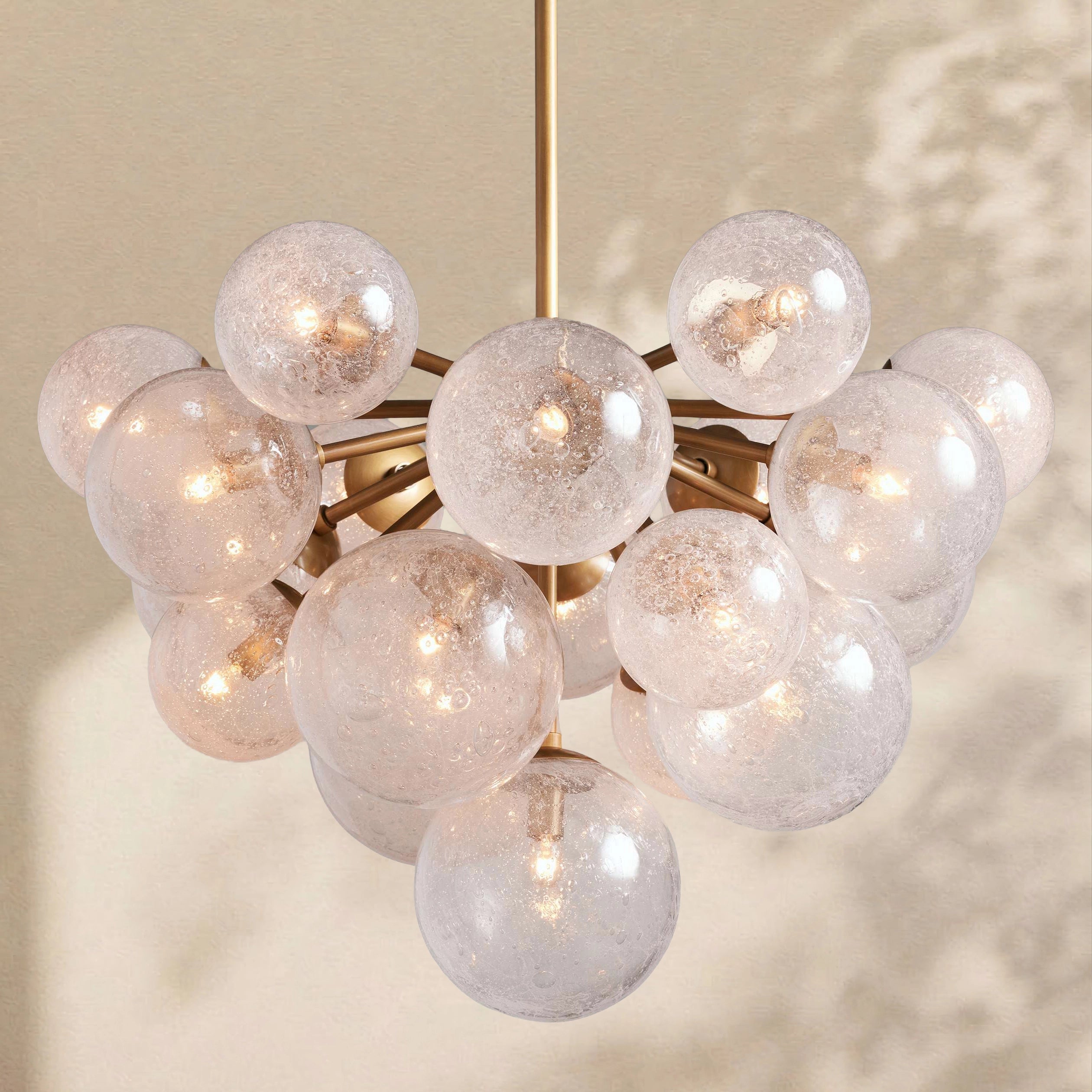 Mardena Textured Glass Chandelier