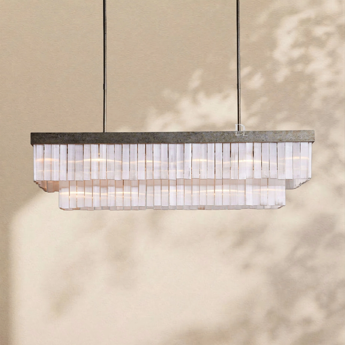 Adam Large Rectangular Chandelier
