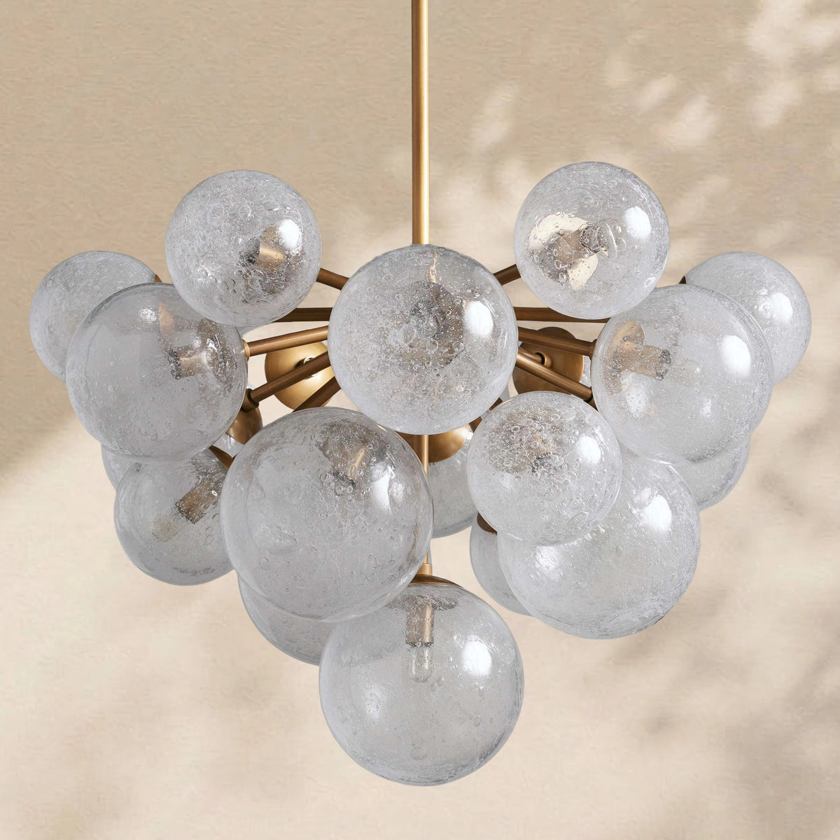 Mardena Textured Glass Chandelier