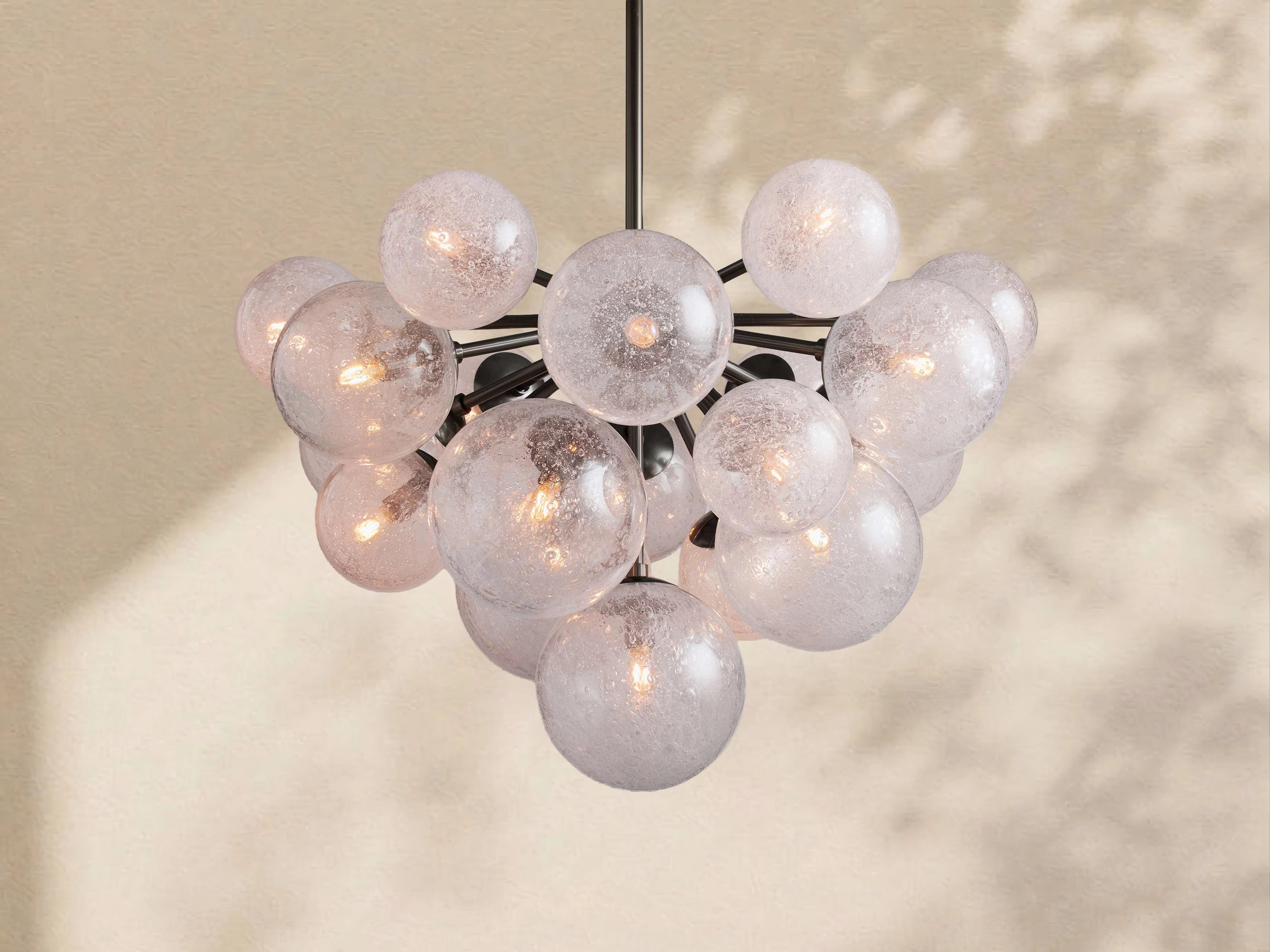 Mardena Textured Glass Chandelier