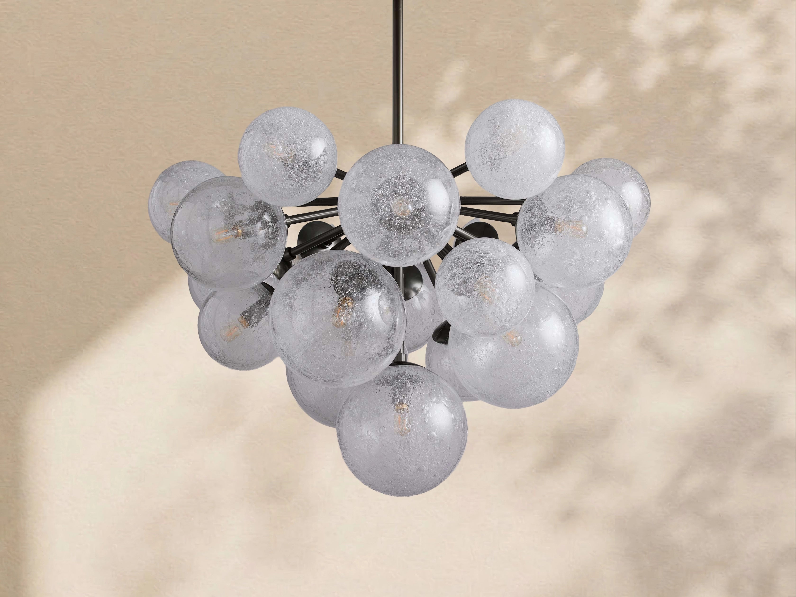 Mardena Textured Glass Chandelier