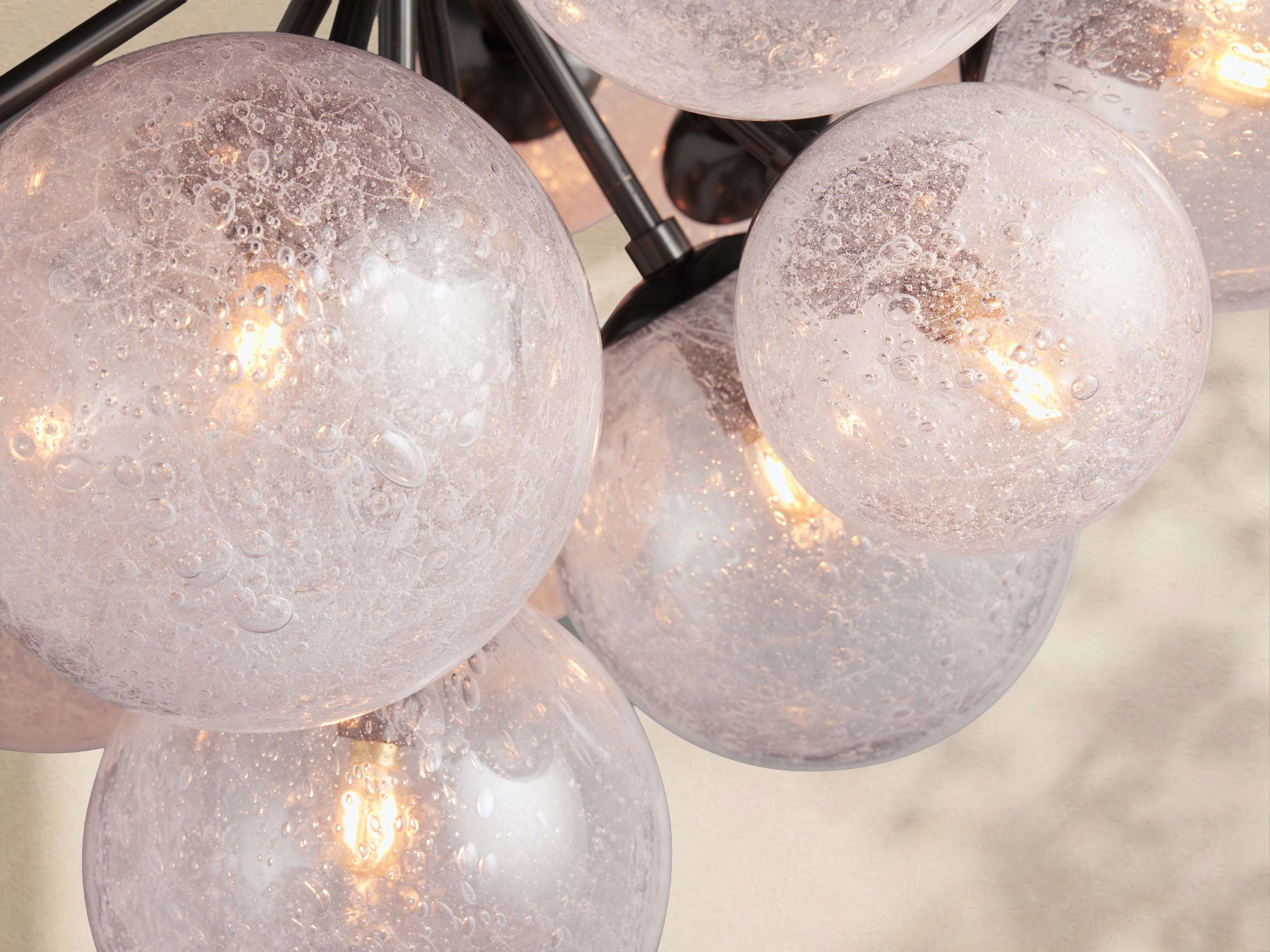Mardena Textured Glass Chandelier