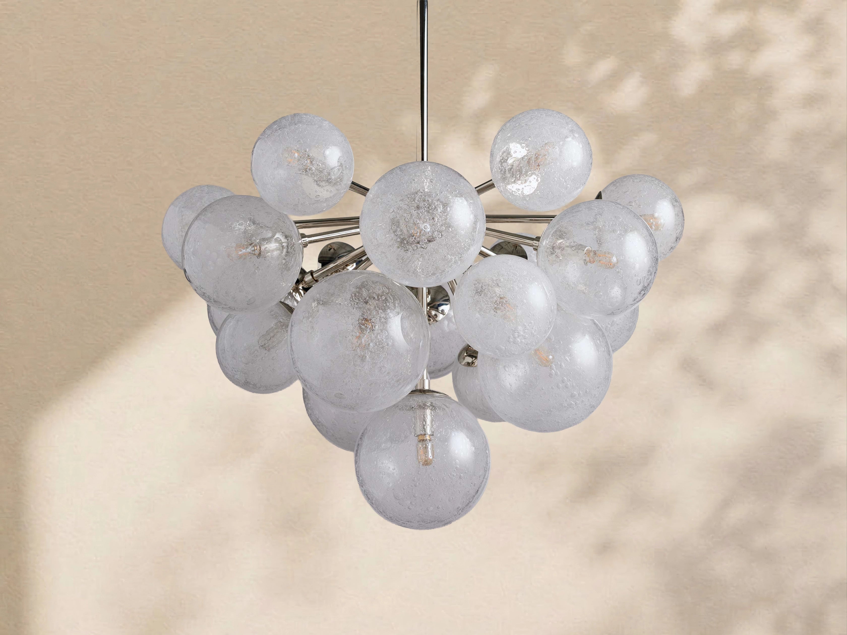 Mardena Textured Glass Chandelier