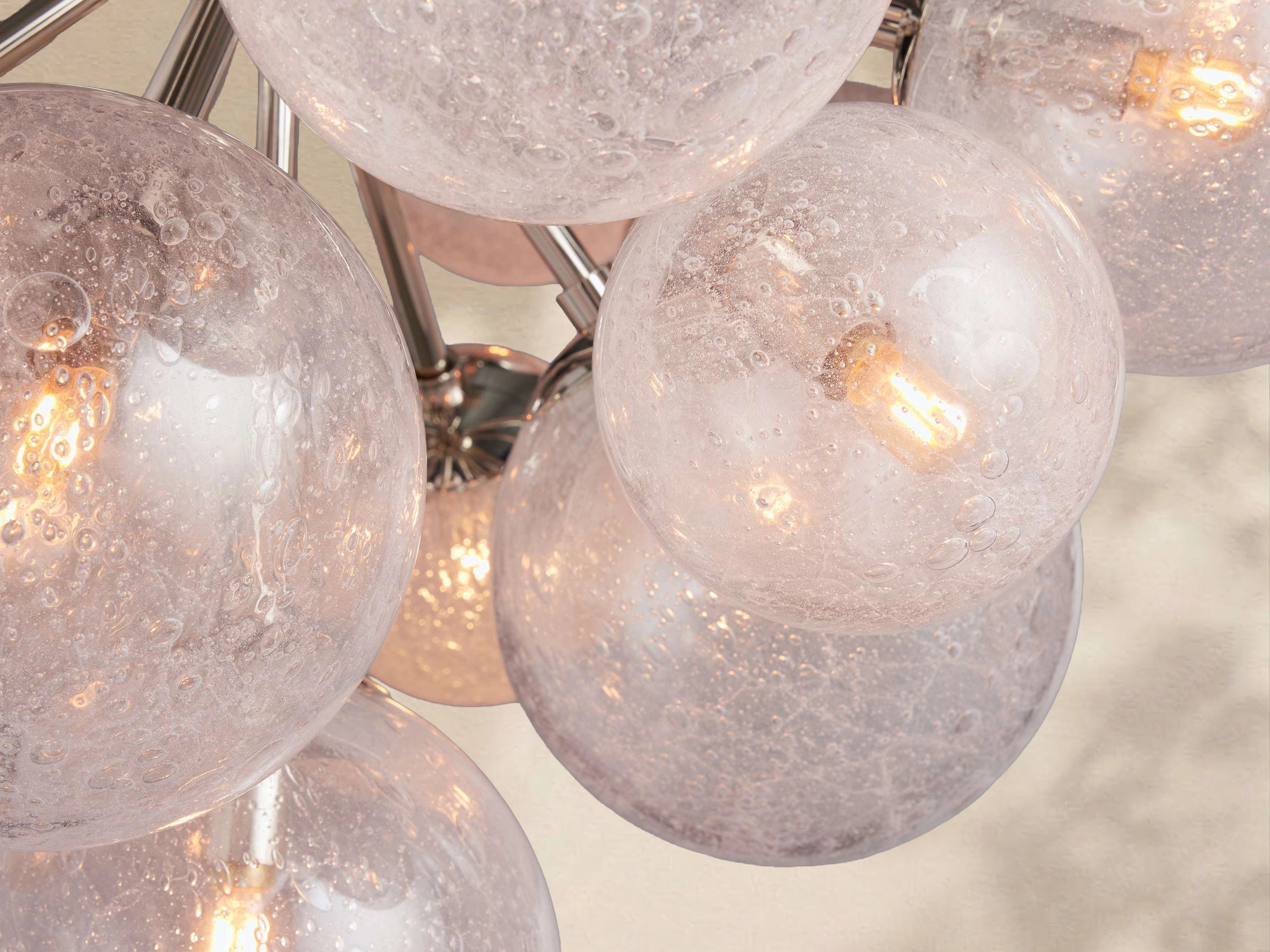 Mardena Textured Glass Chandelier