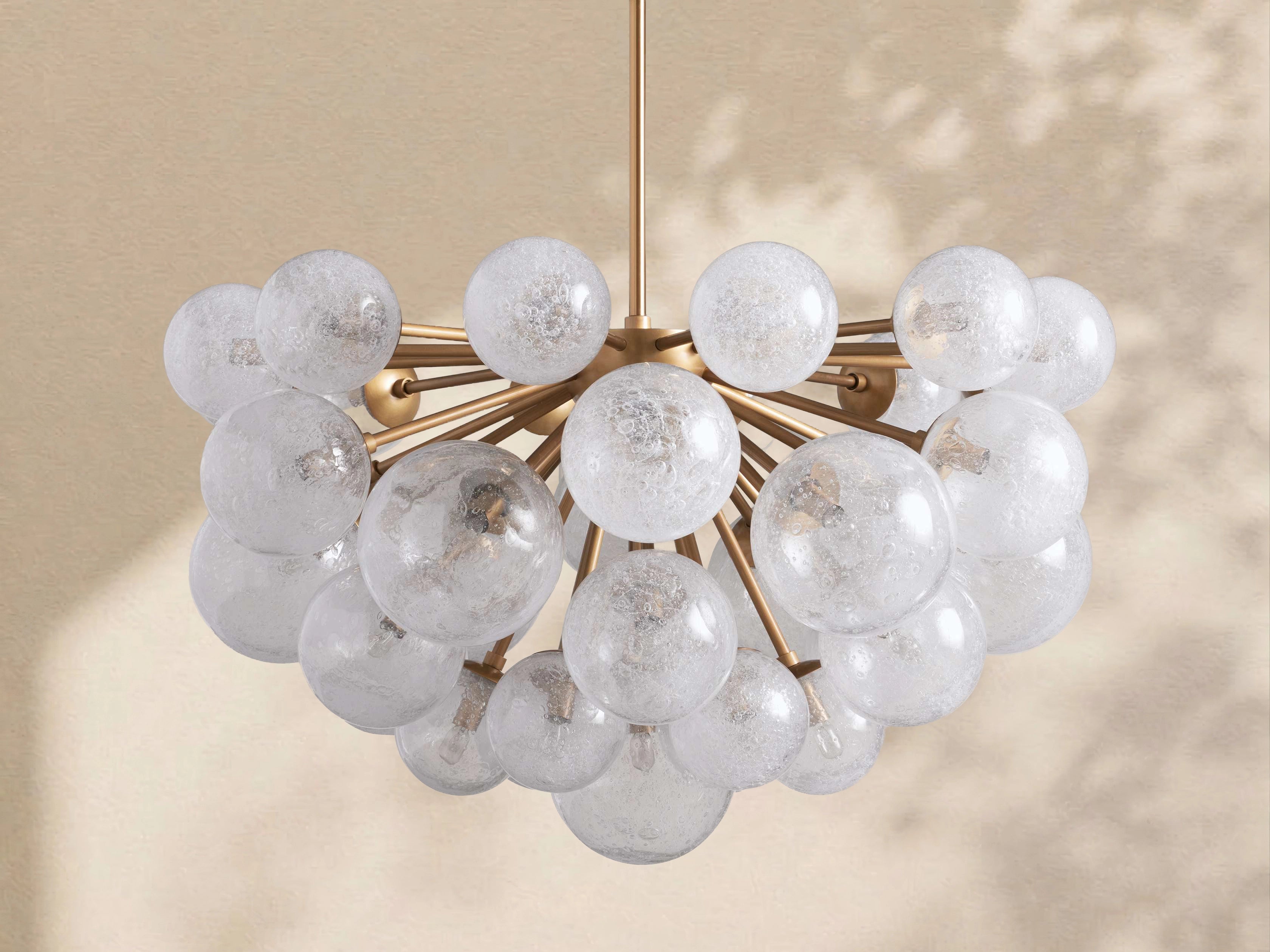 Mardena Textured Glass Chandelier
