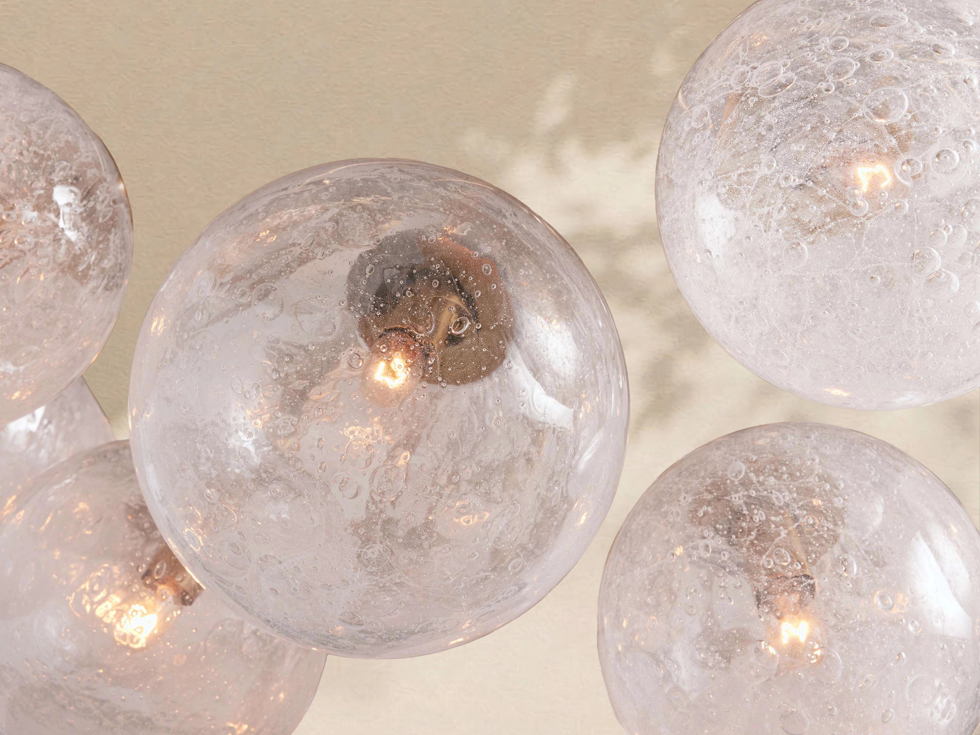 Mardena Textured Glass Chandelier