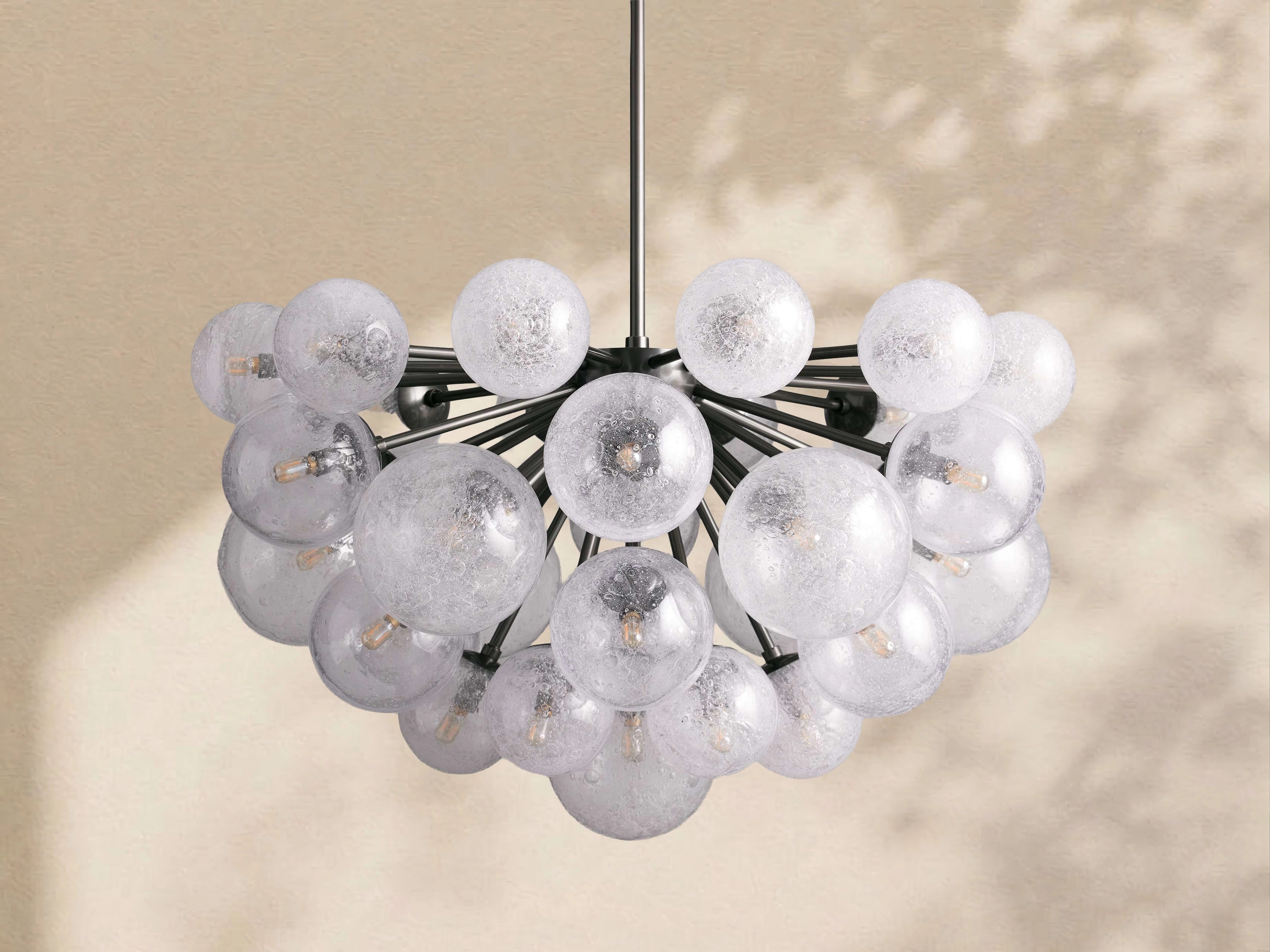 Mardena Textured Glass Chandelier