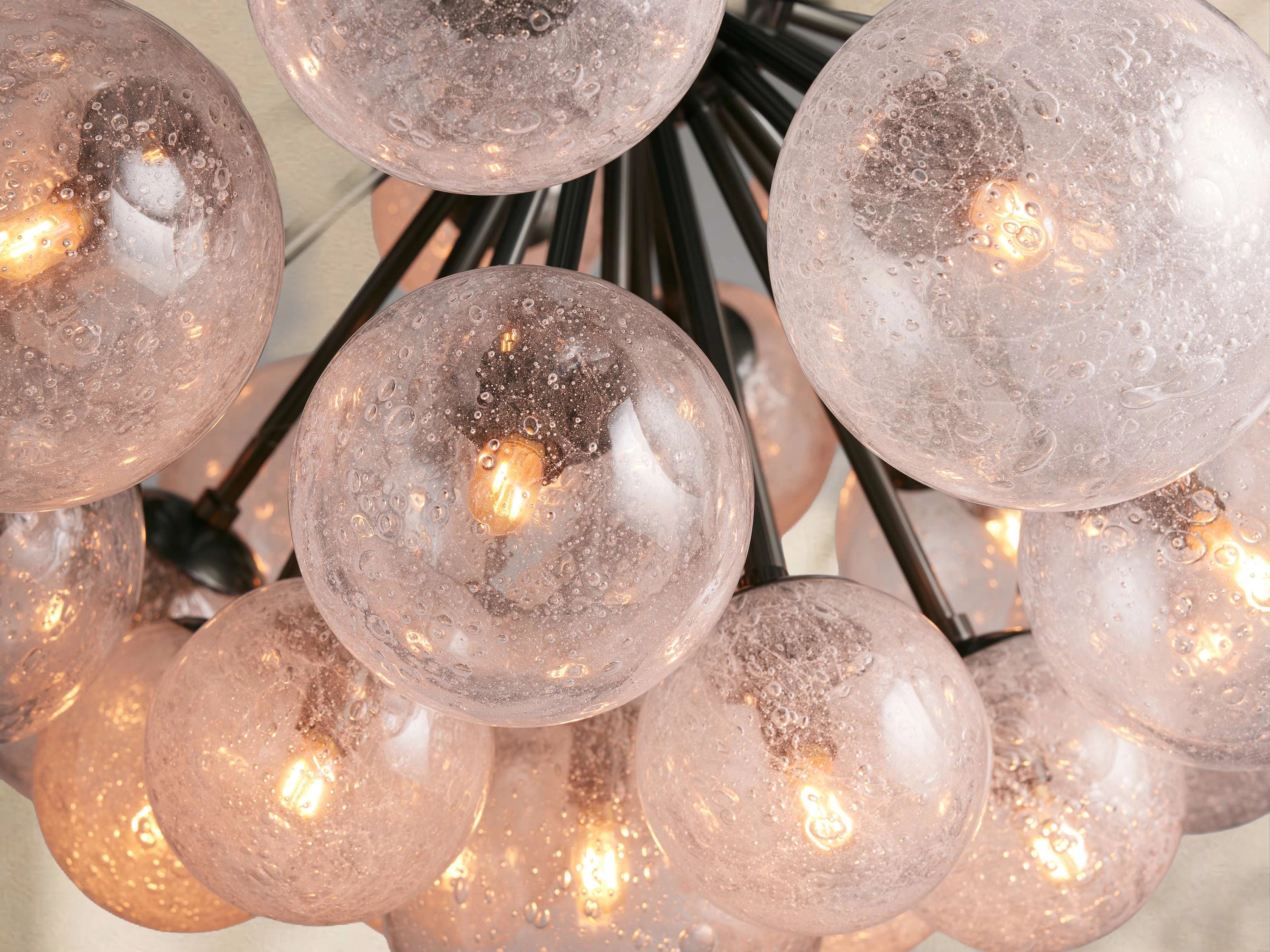Mardena Textured Glass Chandelier