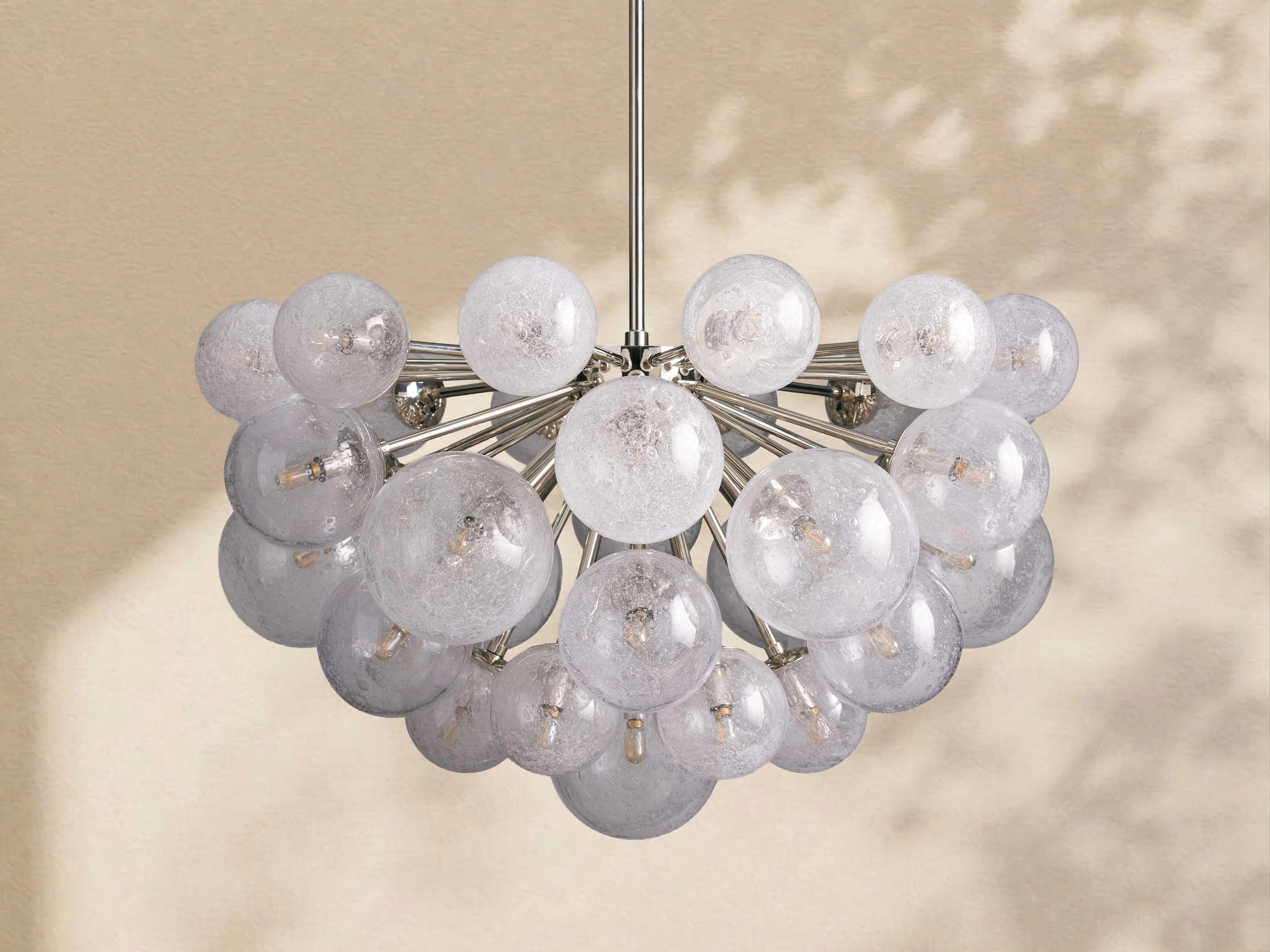 Mardena Textured Glass Chandelier